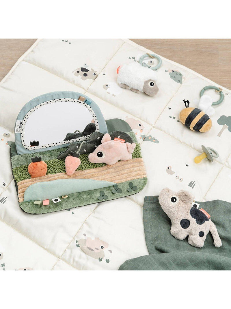 Done by Deer vegetable patch sensory mirror baby toy - British product