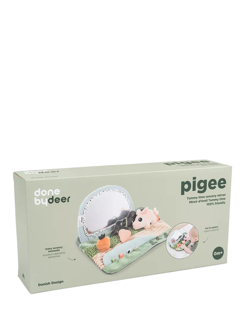 Done by Deer vegetable patch sensory mirror baby toy - British product