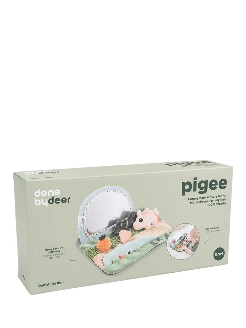 Done by Deer vegetable patch sensory mirror baby toy - British product