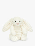 Plush Bunny Soft Toy with Rumpled Fur and Suedette Nose
