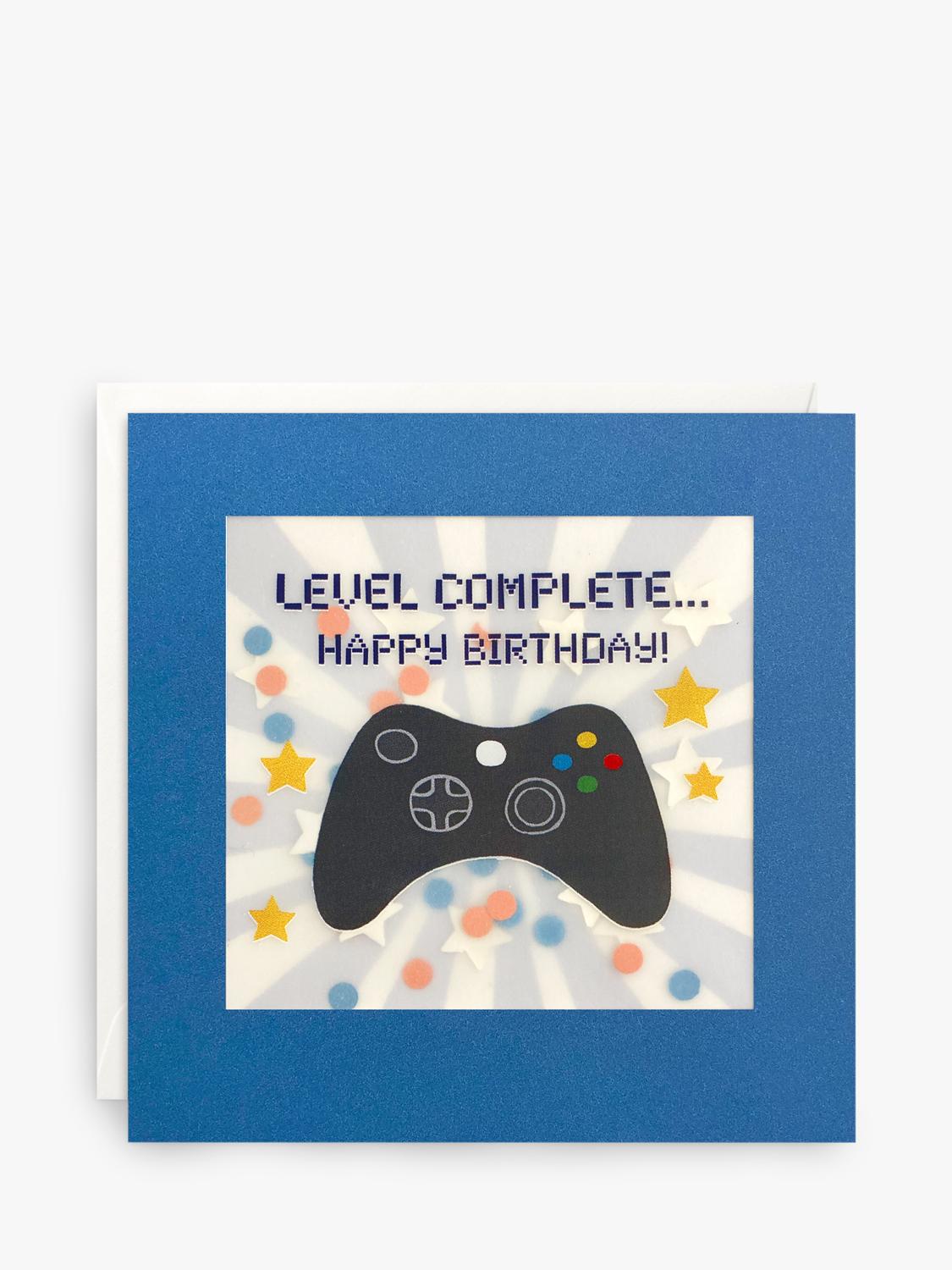 Blank Inside Birthday Greetings Card with White Envelope