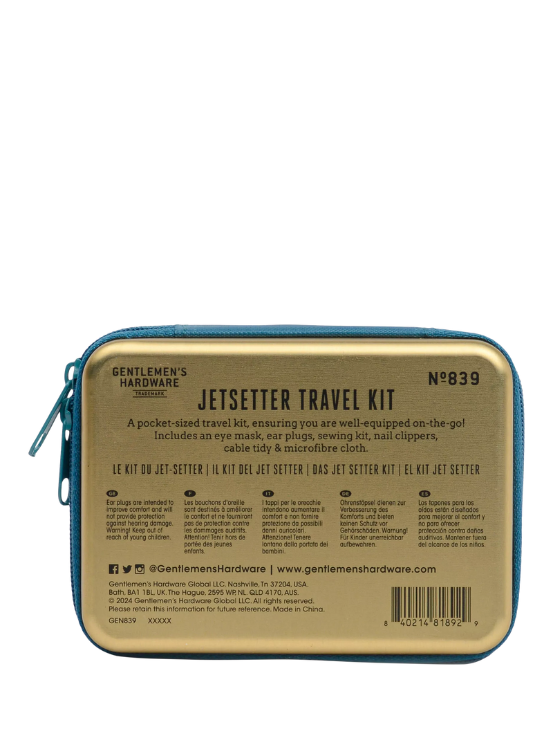 Gentlemen's Hardware Jet Setter travel kit (British brand)