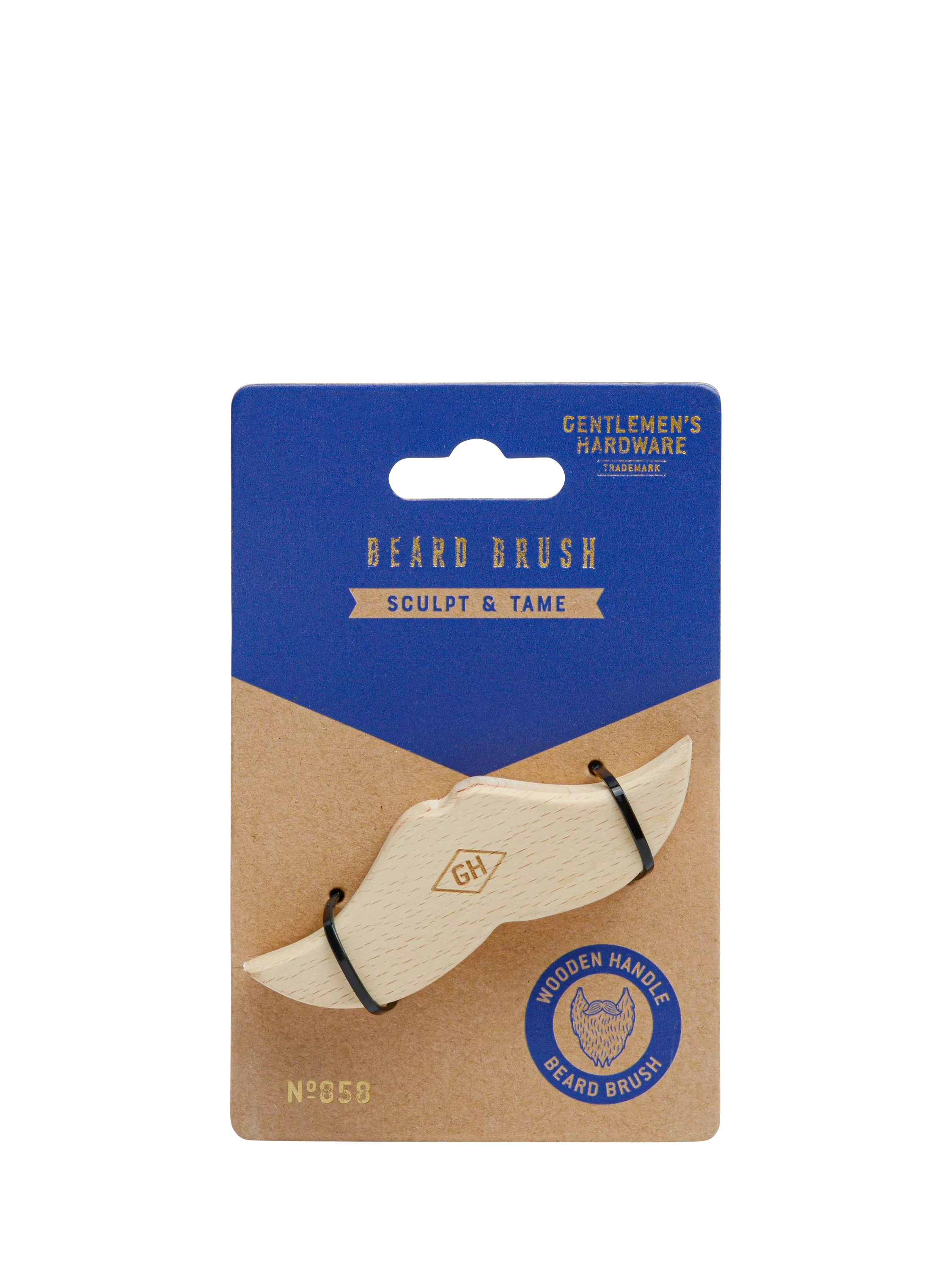 Gentlemen's Hardware wooden beard brush, UK version
