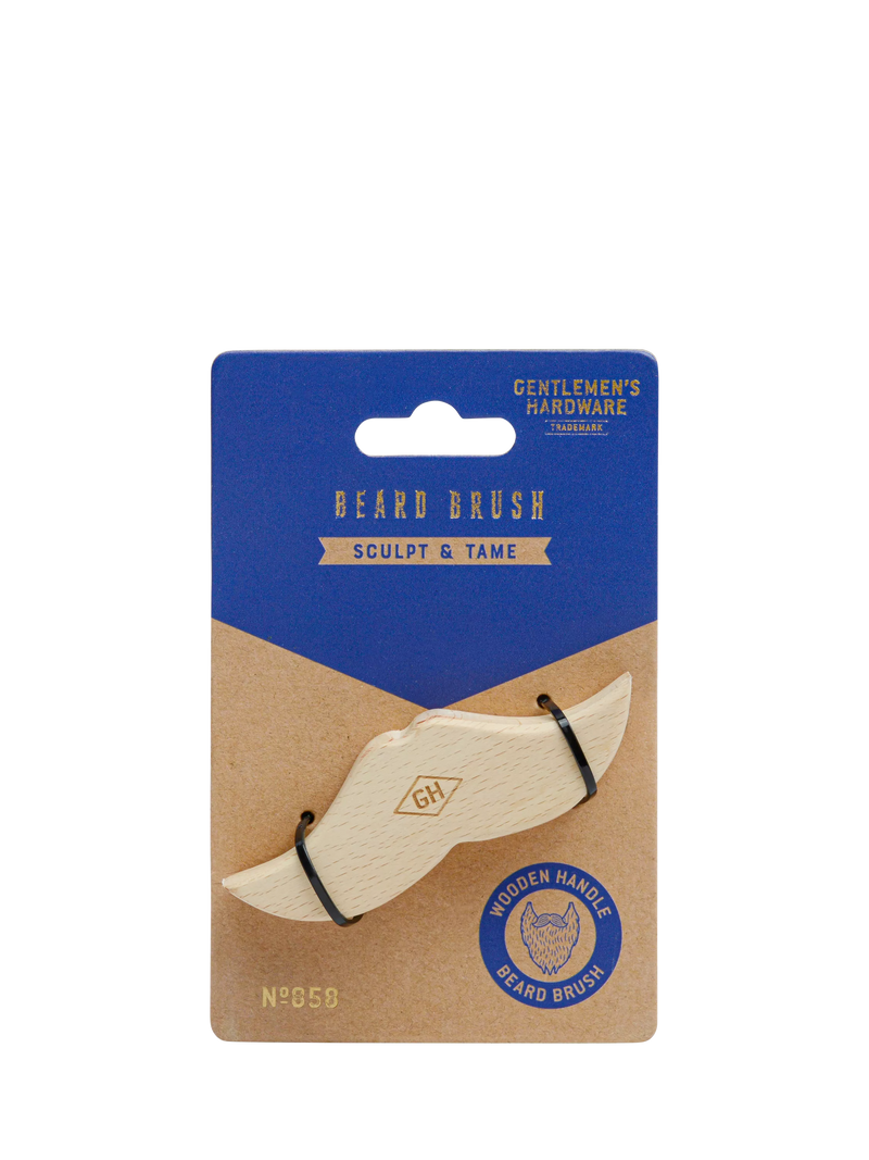 Gentlemen's Hardware wooden beard brush, UK version