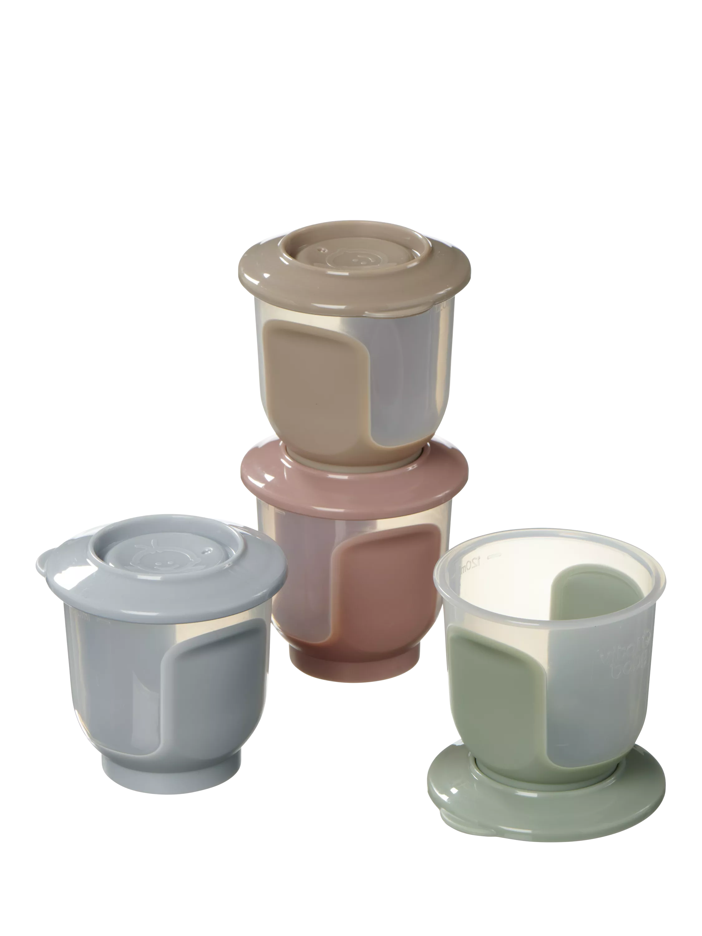 Vital Baby weaning storage pots, pack of 4, 120ml each (British brand)