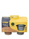 Vital Baby storage pots for baby weaning, set of six 60ml containers (British brand)