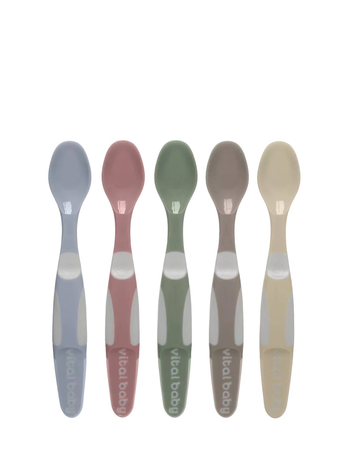 Vital Baby weaning spoons Natural Pack of 5 (British brand)