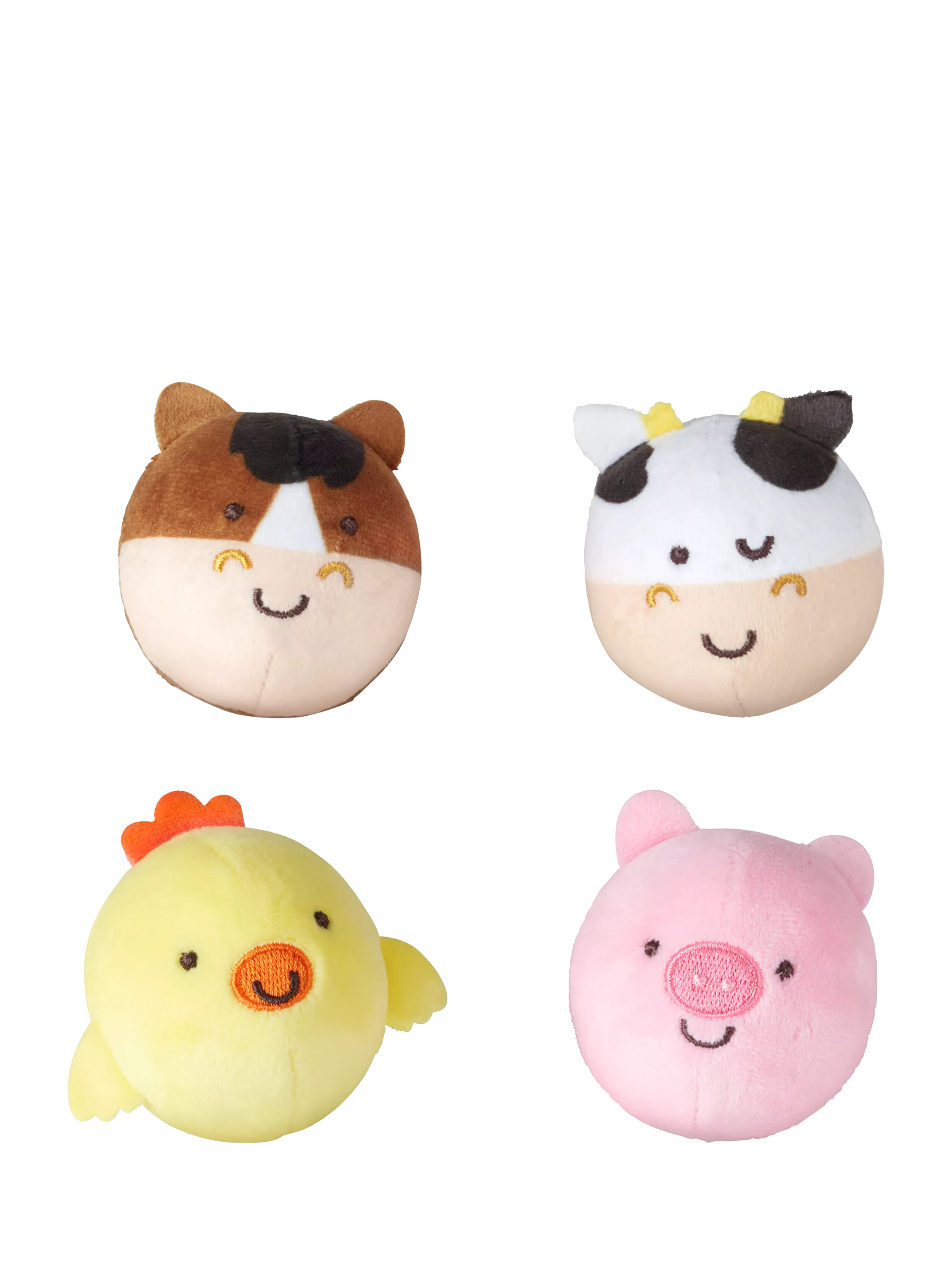Melissa & Doug Rollables Farm Friends soft toy set (British brand)