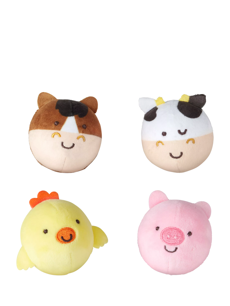 Melissa & Doug Rollables Farm Friends soft toy set (British brand)