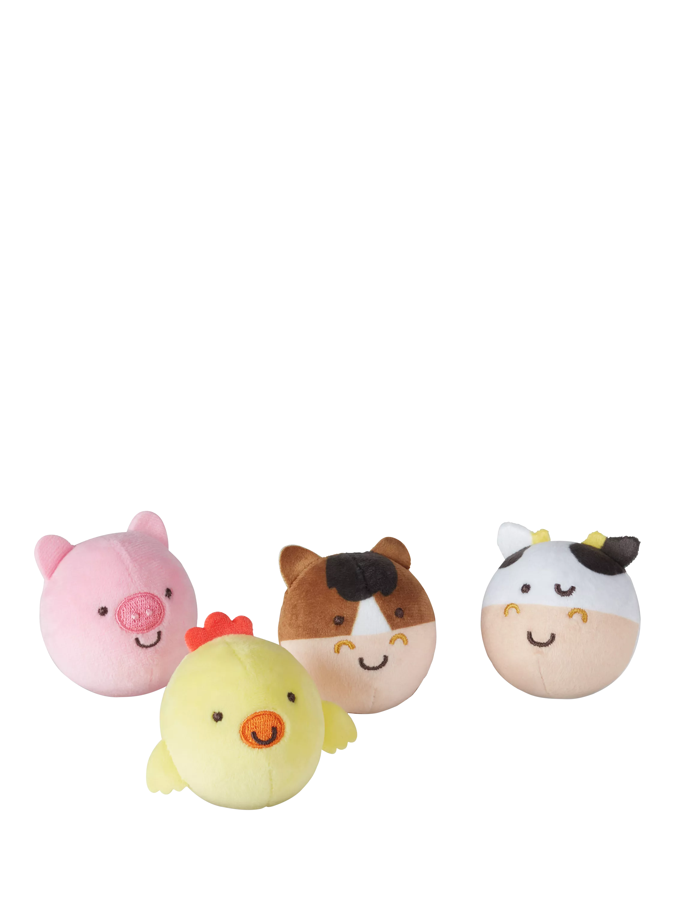 Melissa & Doug Rollables Farm Friends soft toy set (British brand)