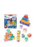 Melissa & Doug Ms. Rachel wooden learning blocks set, imported from the UK