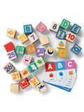 Melissa & Doug Ms. Rachel wooden learning blocks set, imported from the UK