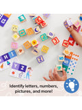 Melissa & Doug Ms. Rachel wooden learning blocks set, imported from the UK