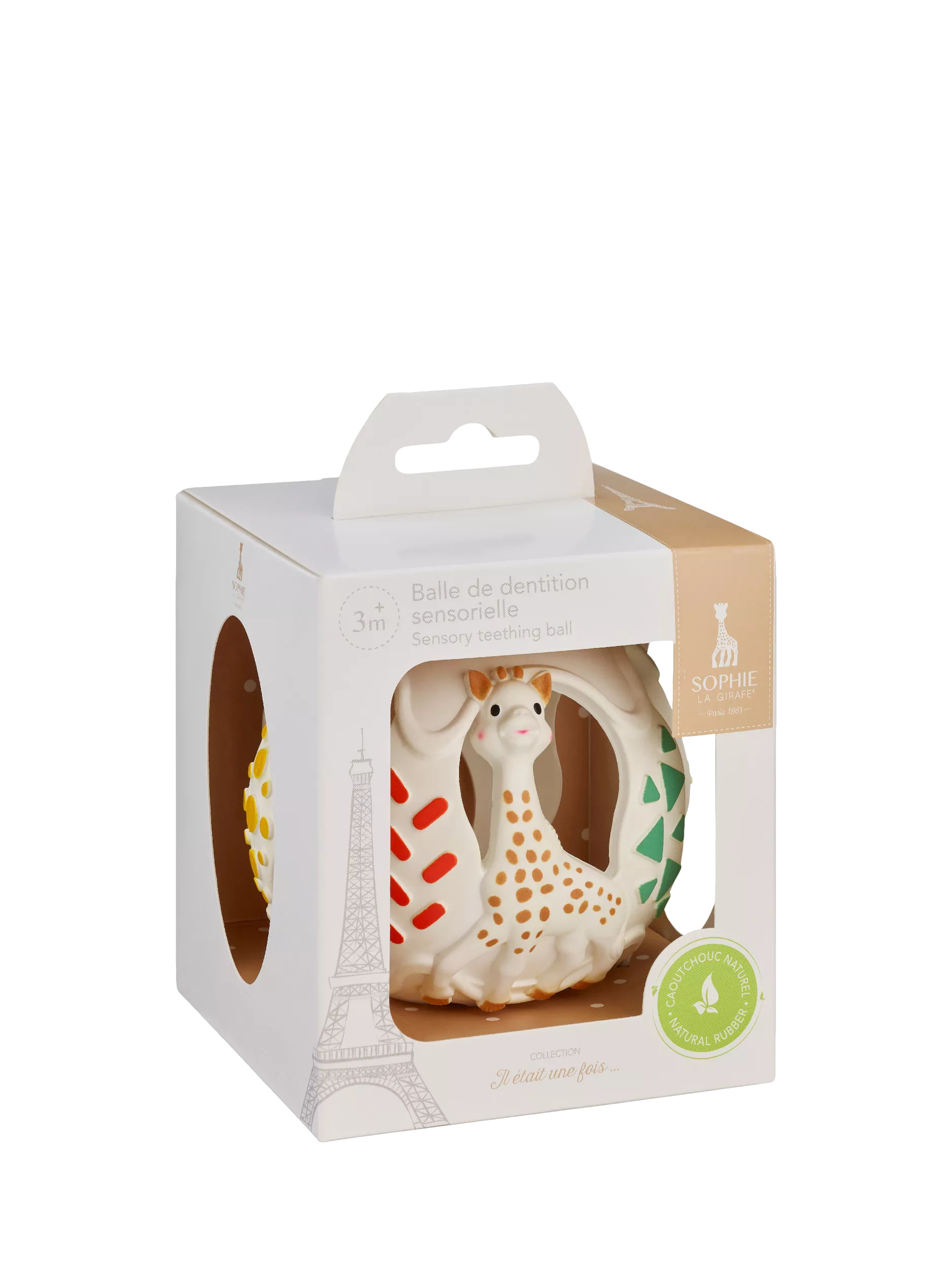 Sophie la girafe sensory teething ball for babies, UK version
