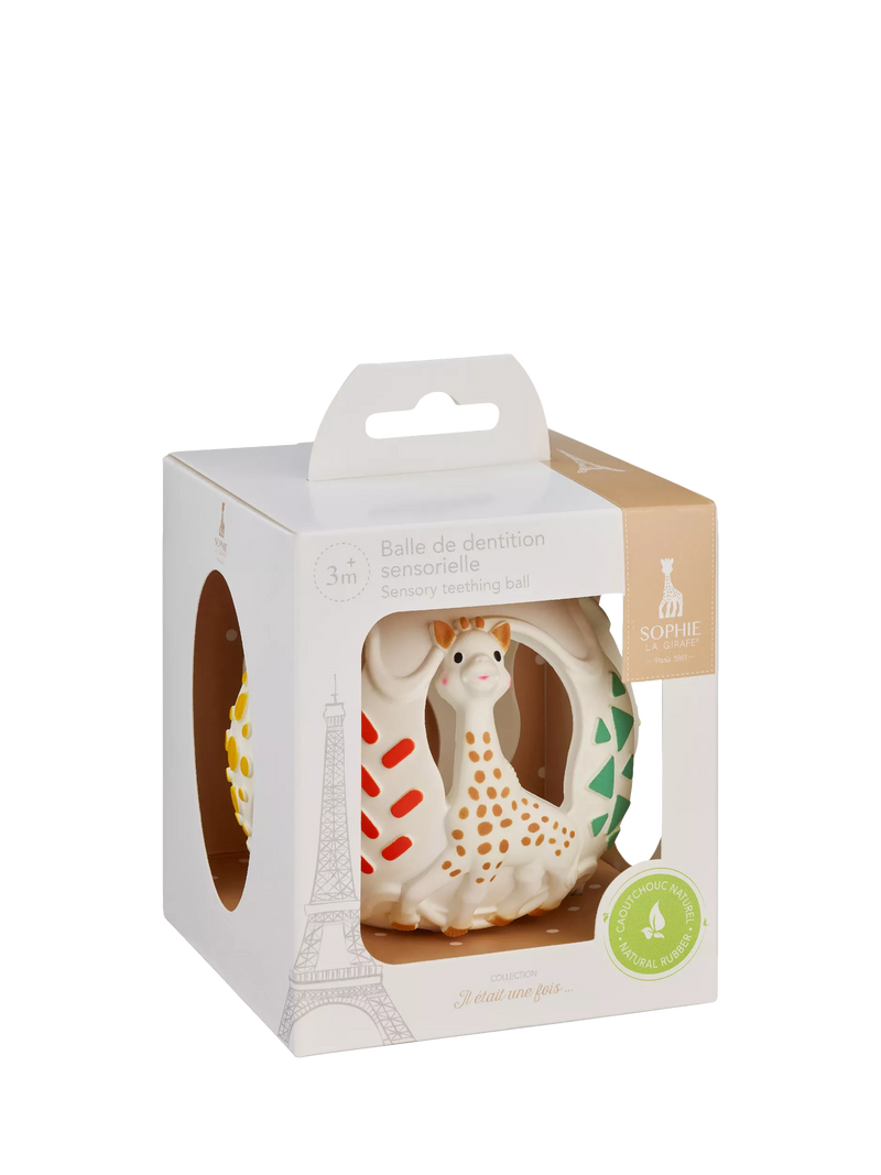 Sophie la girafe sensory teething ball for babies, UK version