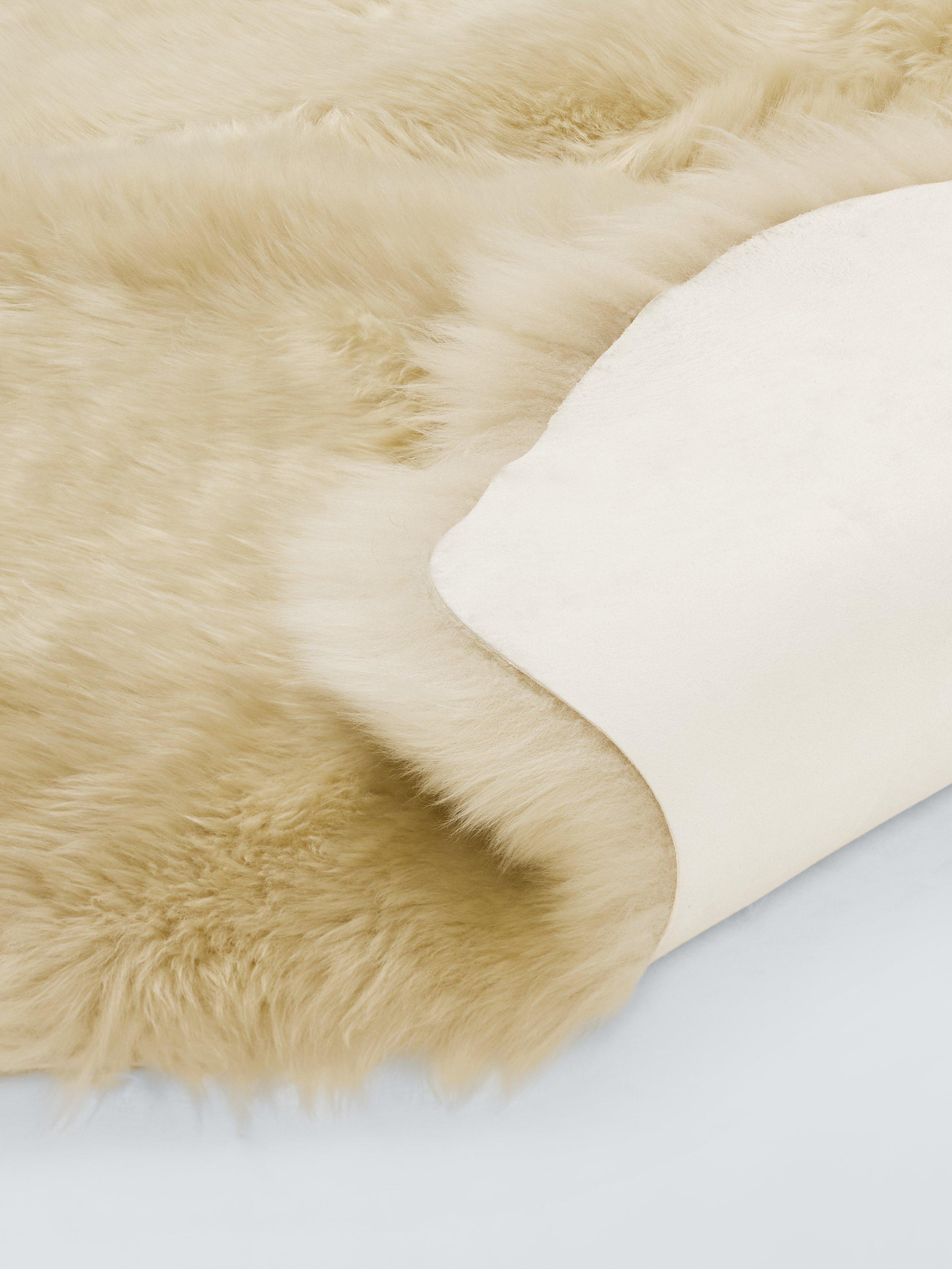John Lewis sheepskin rug New Zealand wool, UK version
