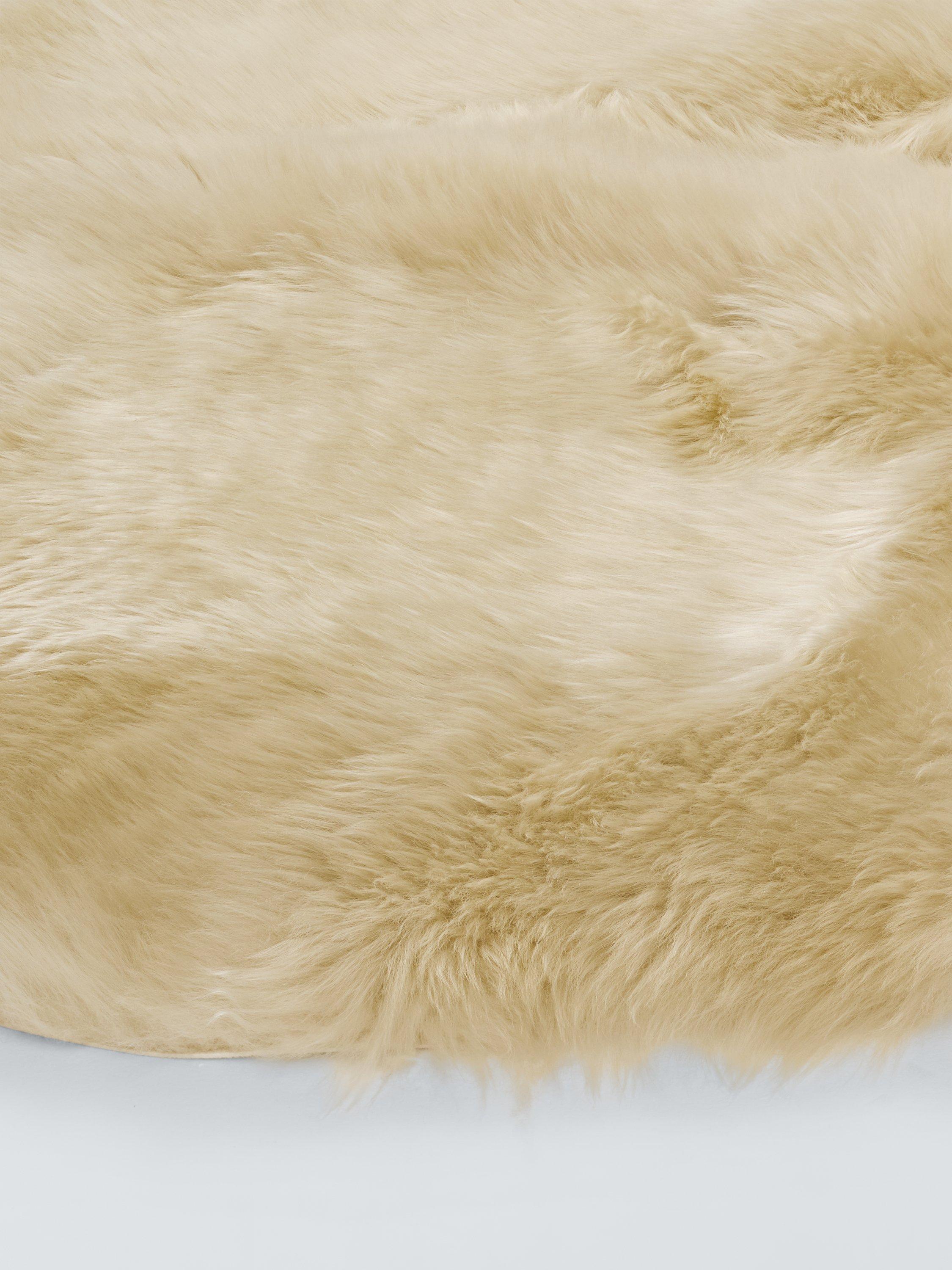 John Lewis sheepskin rug New Zealand wool, UK version
