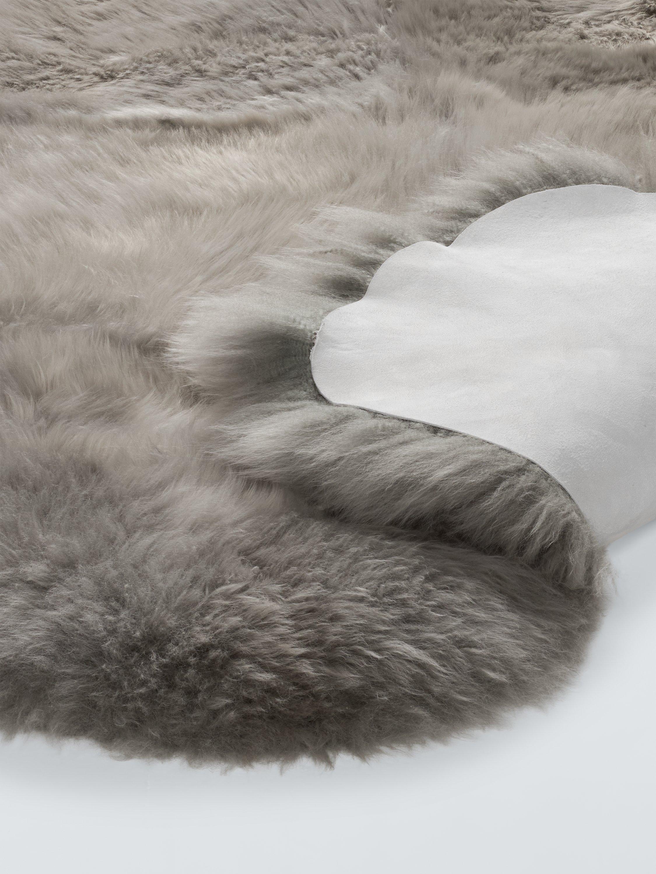 John Lewis Premium New Zealand Quad sheepskin rug, UK version