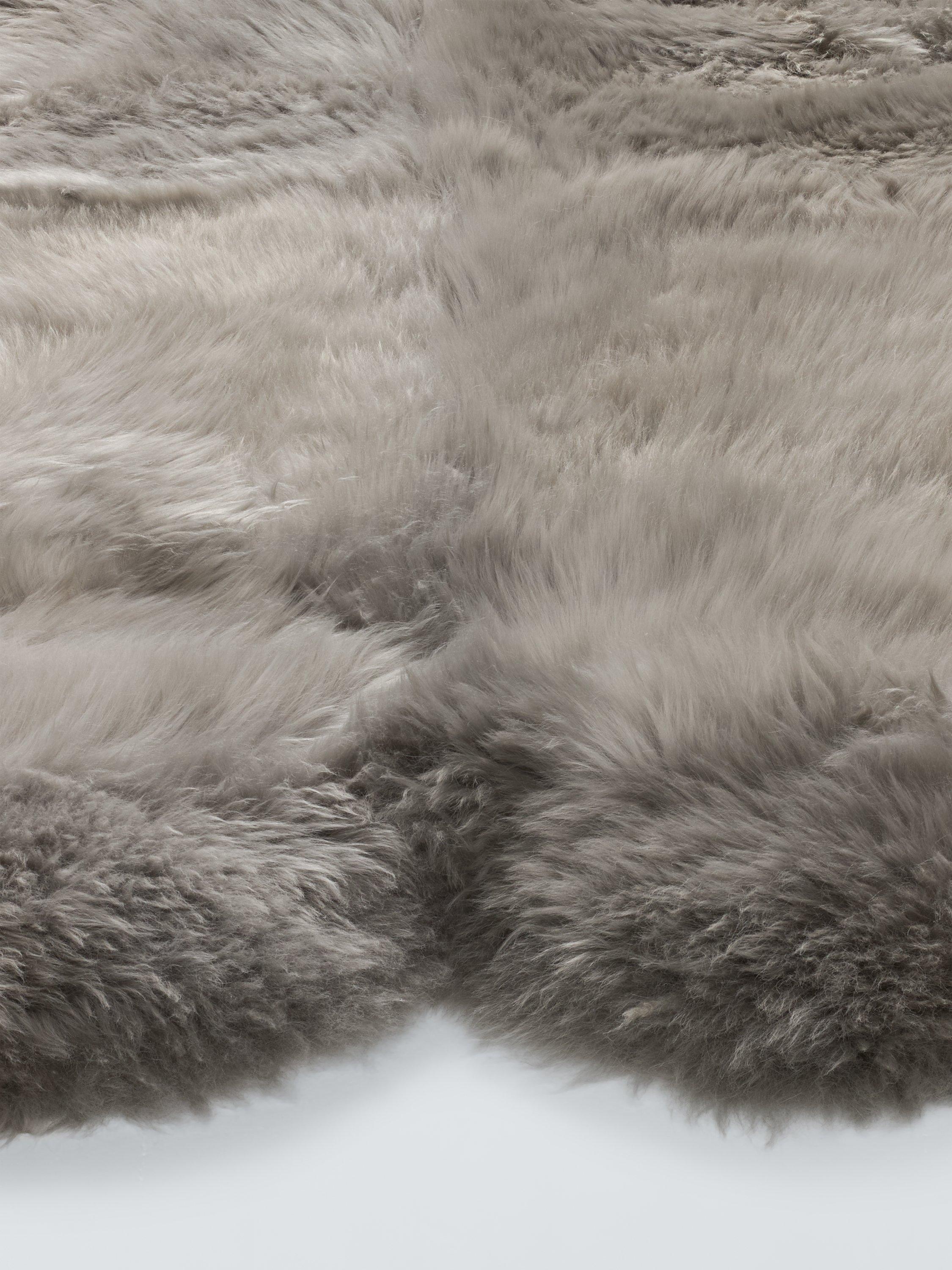 John Lewis Premium New Zealand Quad sheepskin rug, UK version