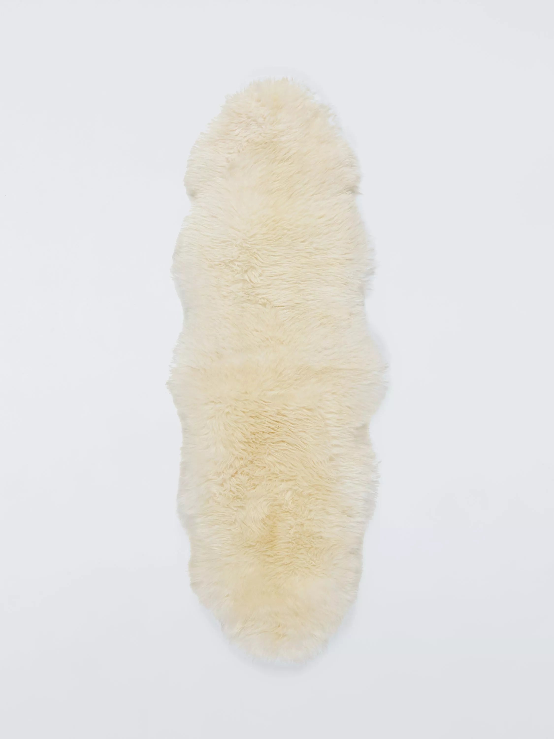 John Lewis Doppel-Schaffellteppich 190x65cm, importiert aus Großbritannien