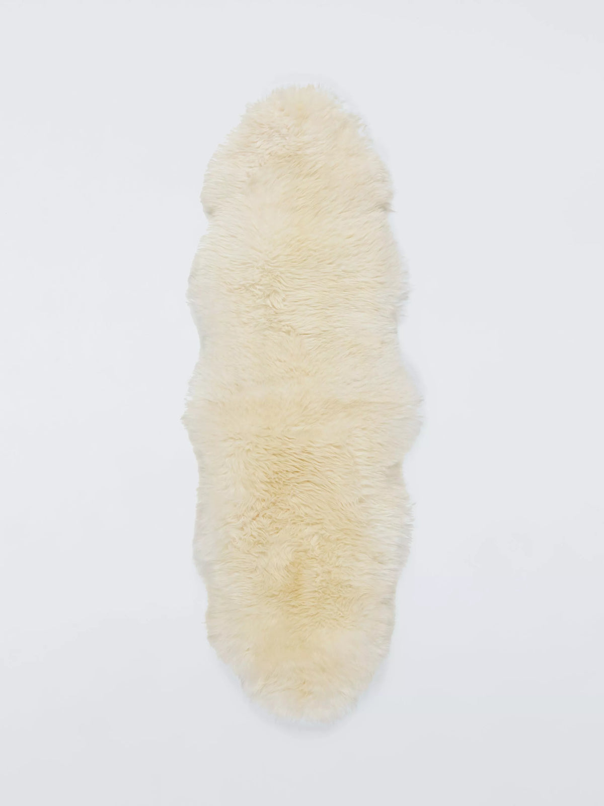 John Lewis Doppel-Schaffellteppich 190x65cm, importiert aus Großbritannien