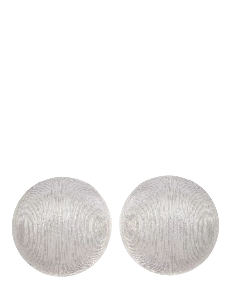 Eclectica button stud earrings satin finish 1.5cm (British brand)