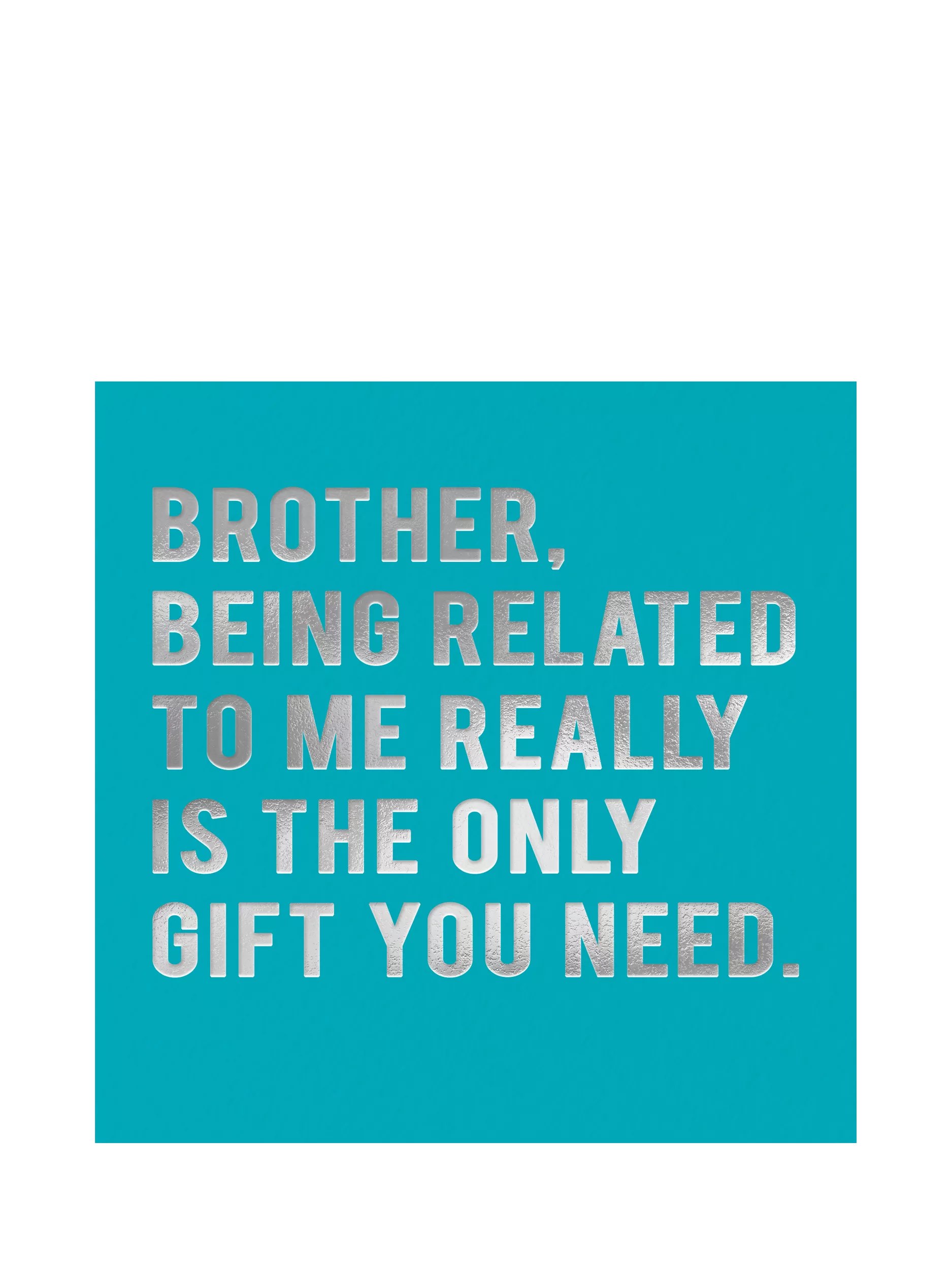 Redback Cards brother birthday card 155mm - British product