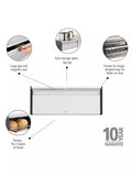 Brabantia fall front bread bin white (British brand)