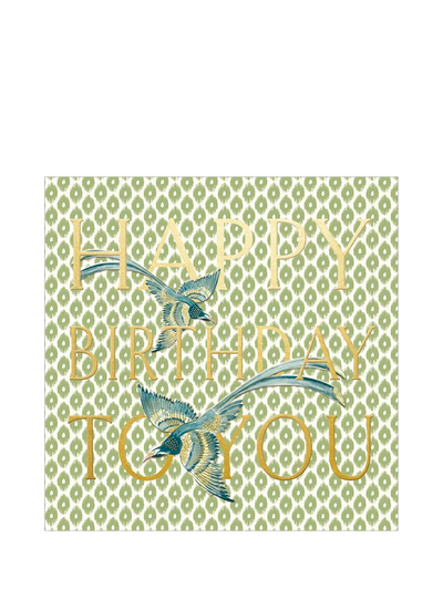 John Lewis Woodmansterne Birds Flying Birthday Card- Buy online at McGrocer