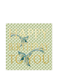 Woodmansterne birds flying birthday card with envelope, UK version