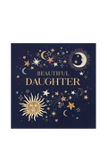 Woodmansterne night sky birthday card for daughter - British product
