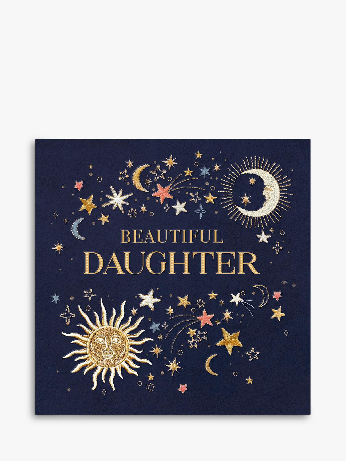 Woodmansterne night sky birthday card for daughter - British product
