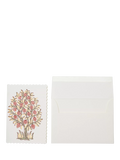 Paper Mirchi Mogra Coral blank greeting card 155x115mm, imported from the UK