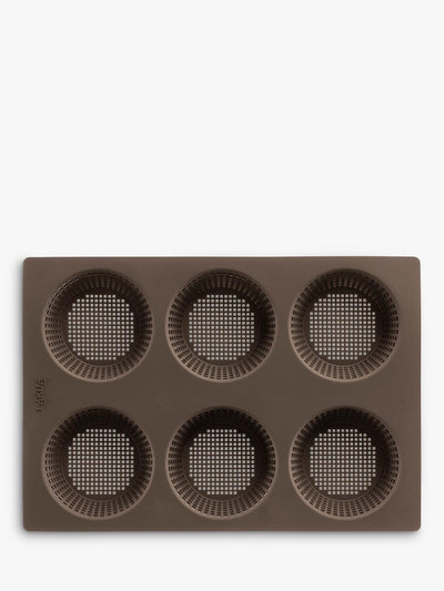John Lewis Silicone Bread Roll Mould 6 Cup, Dishwasher-Safe- Buy online at McGrocer