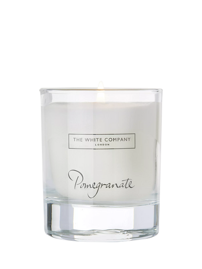 Pomegranate and Mandarin Scented Candle with Patchouli and Amber Accords 140g