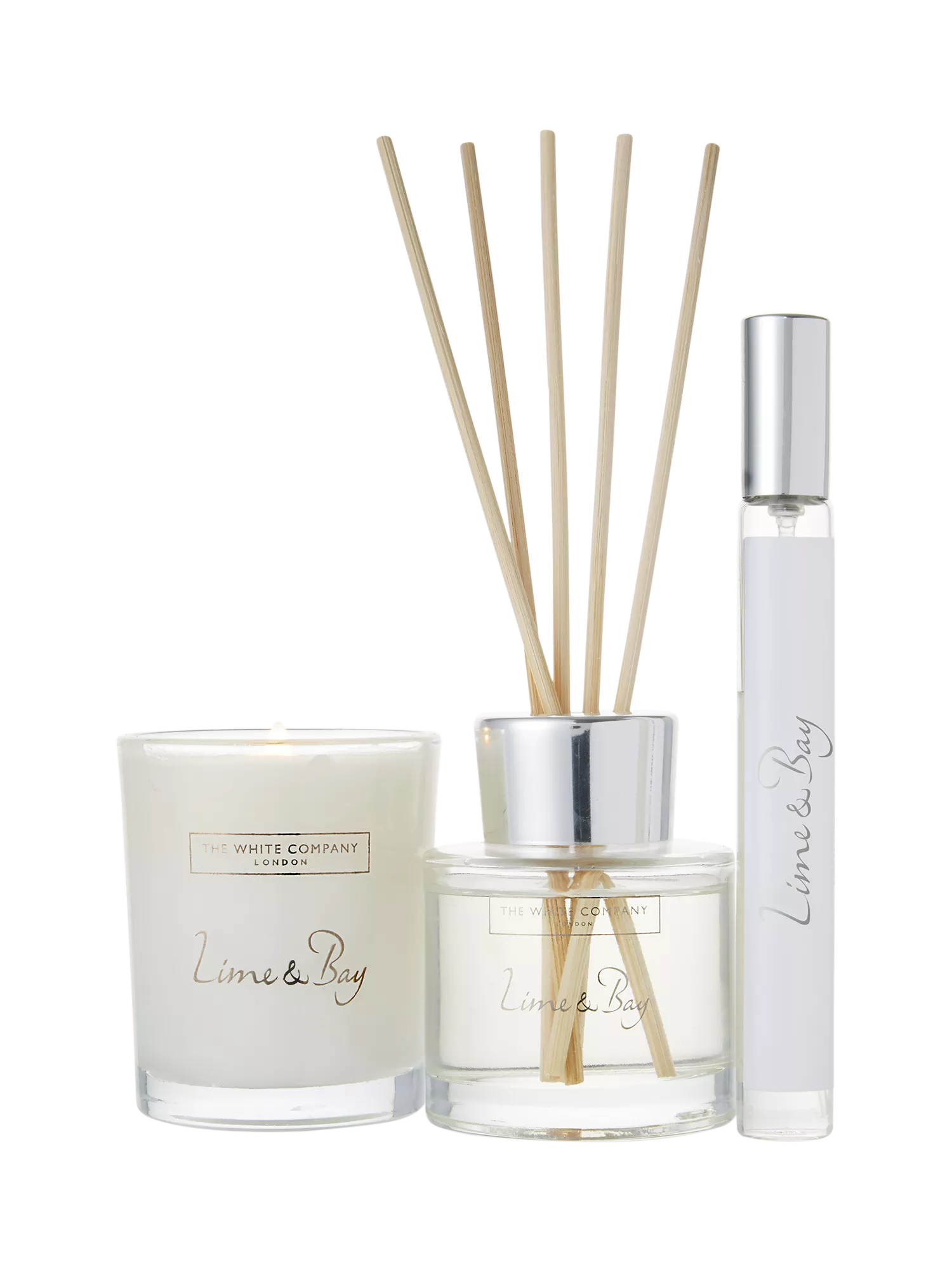 The White Company Lime & Bay home fragrance gift set (British brand)