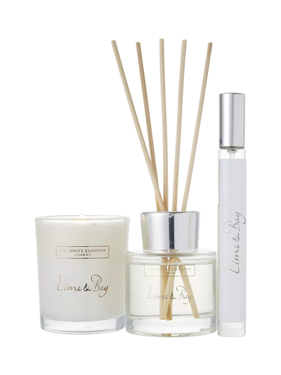 John Lewis The White Company Lime & Bay Home Fragrance Gift Set- Buy online at McGrocer