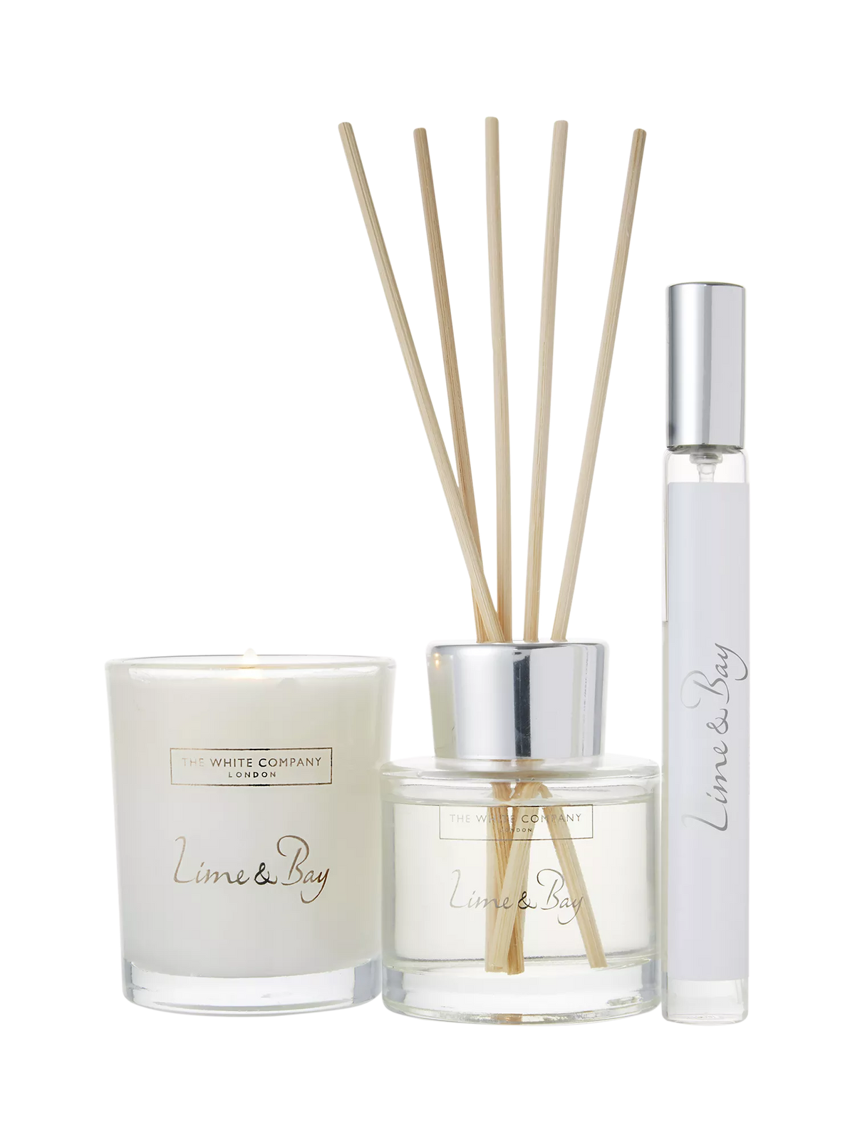 The White Company Lime & Bay home fragrance gift set (British brand)