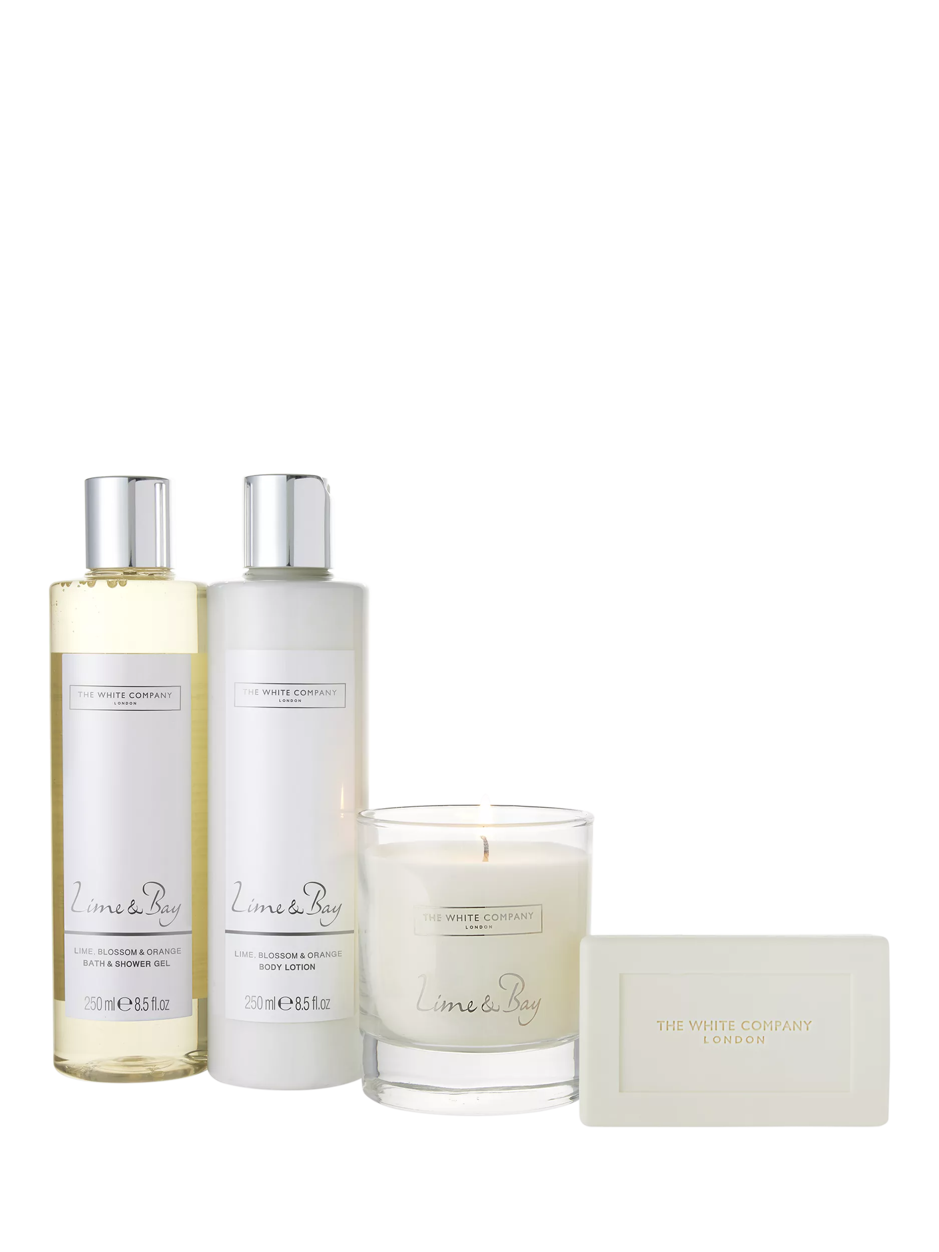 The White Company Lime & Bay luxury gift set, imported from the UK