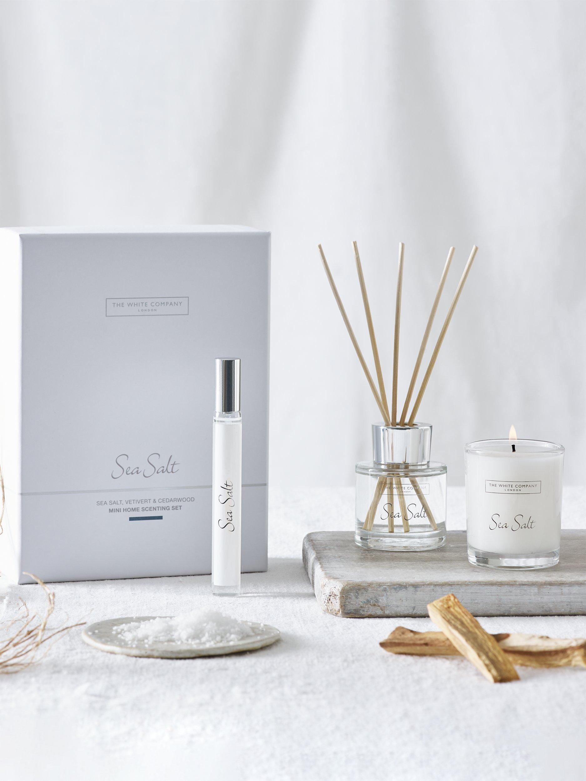The White Company sea salt scented mini home fragrance gift set (British brand)
