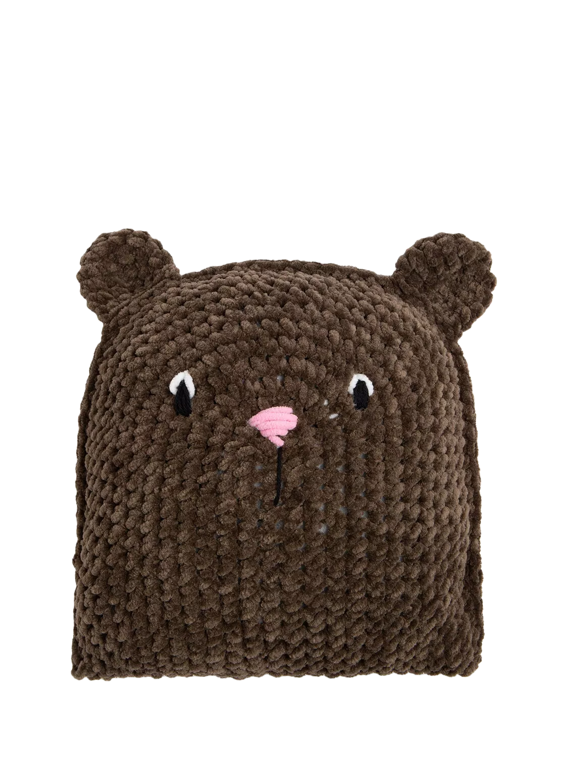Wool Couture Teddy Bear Cushion Crochet Kit, imported from the UK