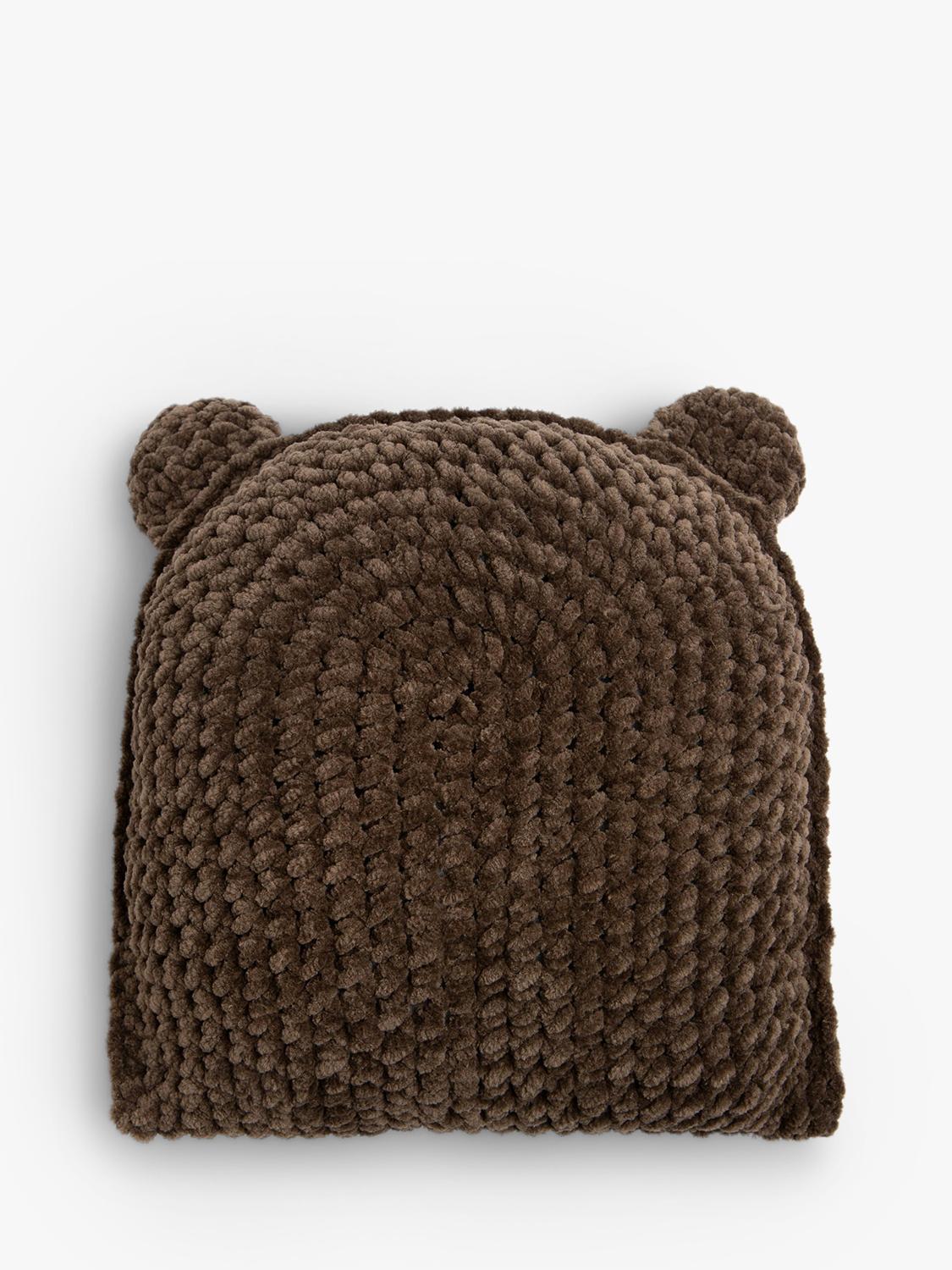 Wool Couture Teddy Bear Cushion Crochet Kit, imported from the UK