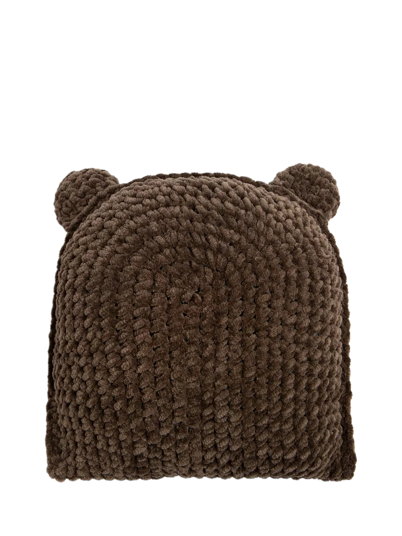 Wool Couture Teddy Bear Cushion Crochet Kit, imported from the UK