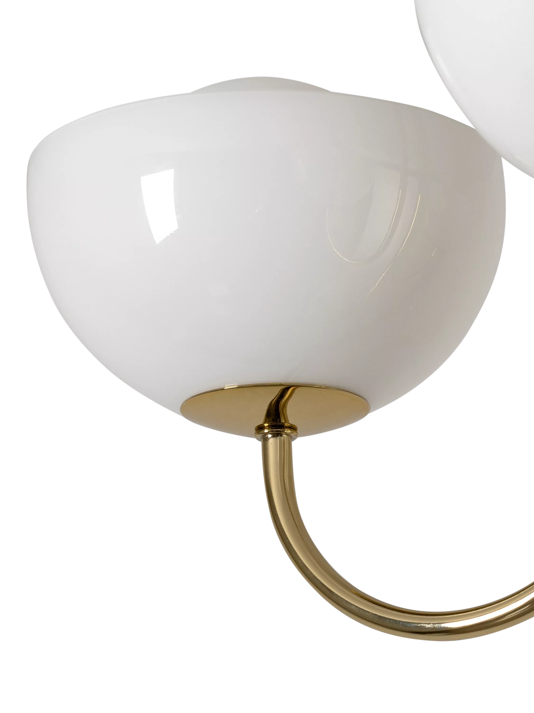houseof glass bowl 3-arm ceiling light, UK version