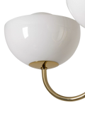 houseof glass bowl 3-arm ceiling light, UK version