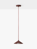 houseof Small Pleat Pendelleuchte mit fliederfarbener Auskleidung - Britisches Produkt