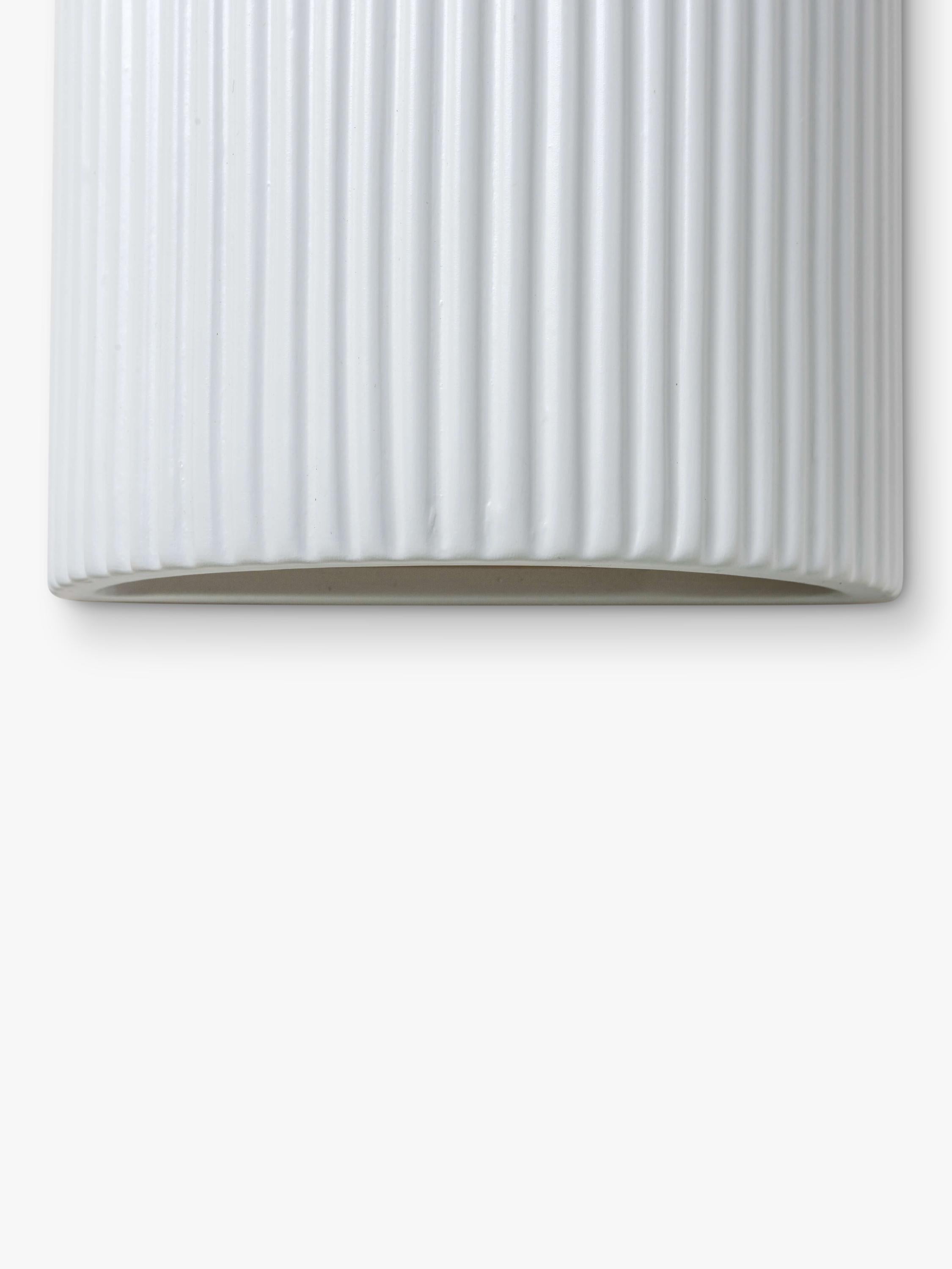 houseof ceramic wall light white matte, imported from the UK