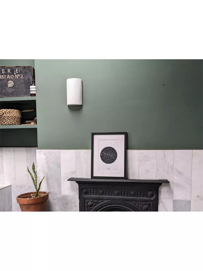 houseof ceramic wall light white matte, imported from the UK