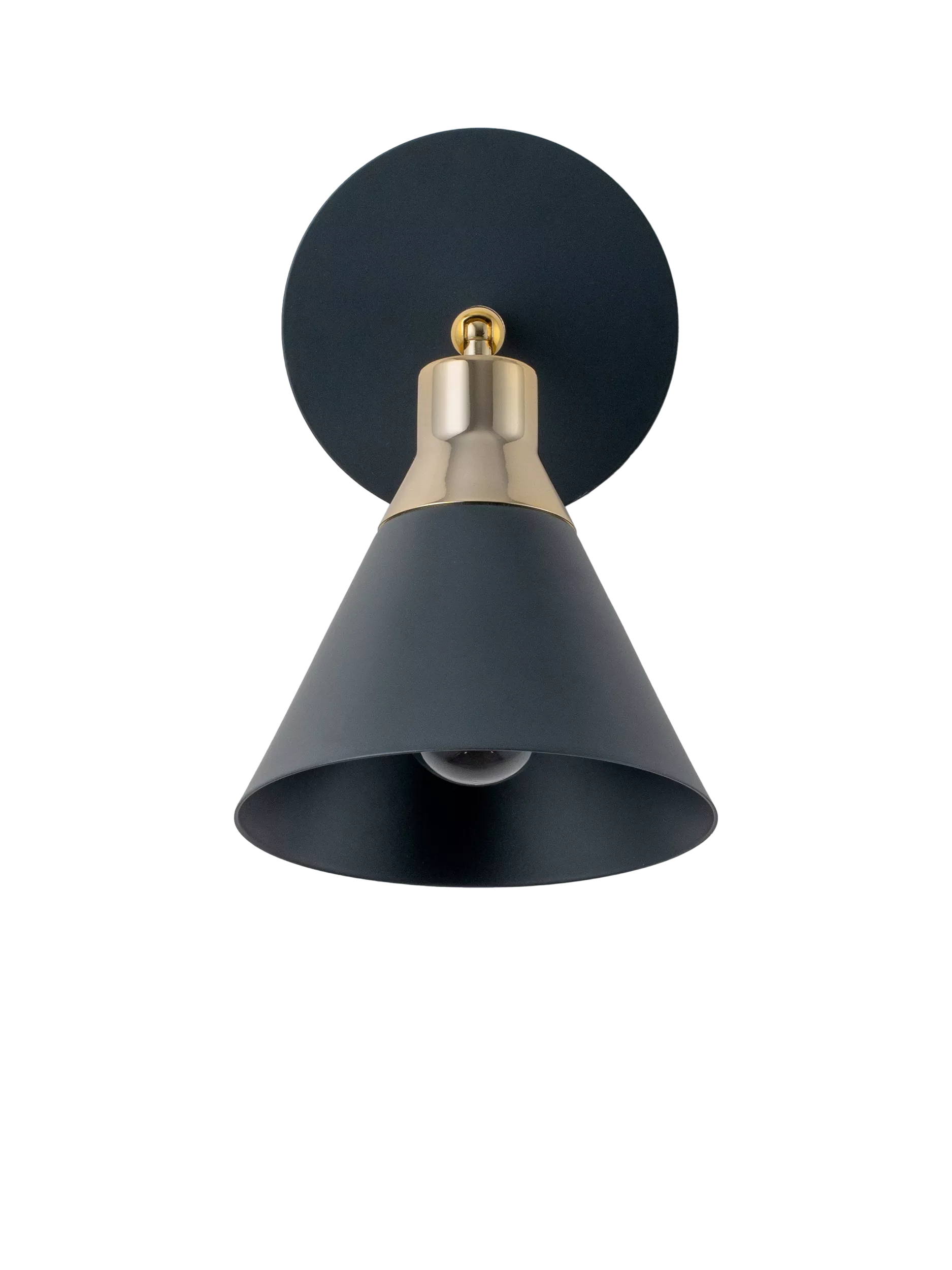 Houseof matte cone wall light charcoal, UK version