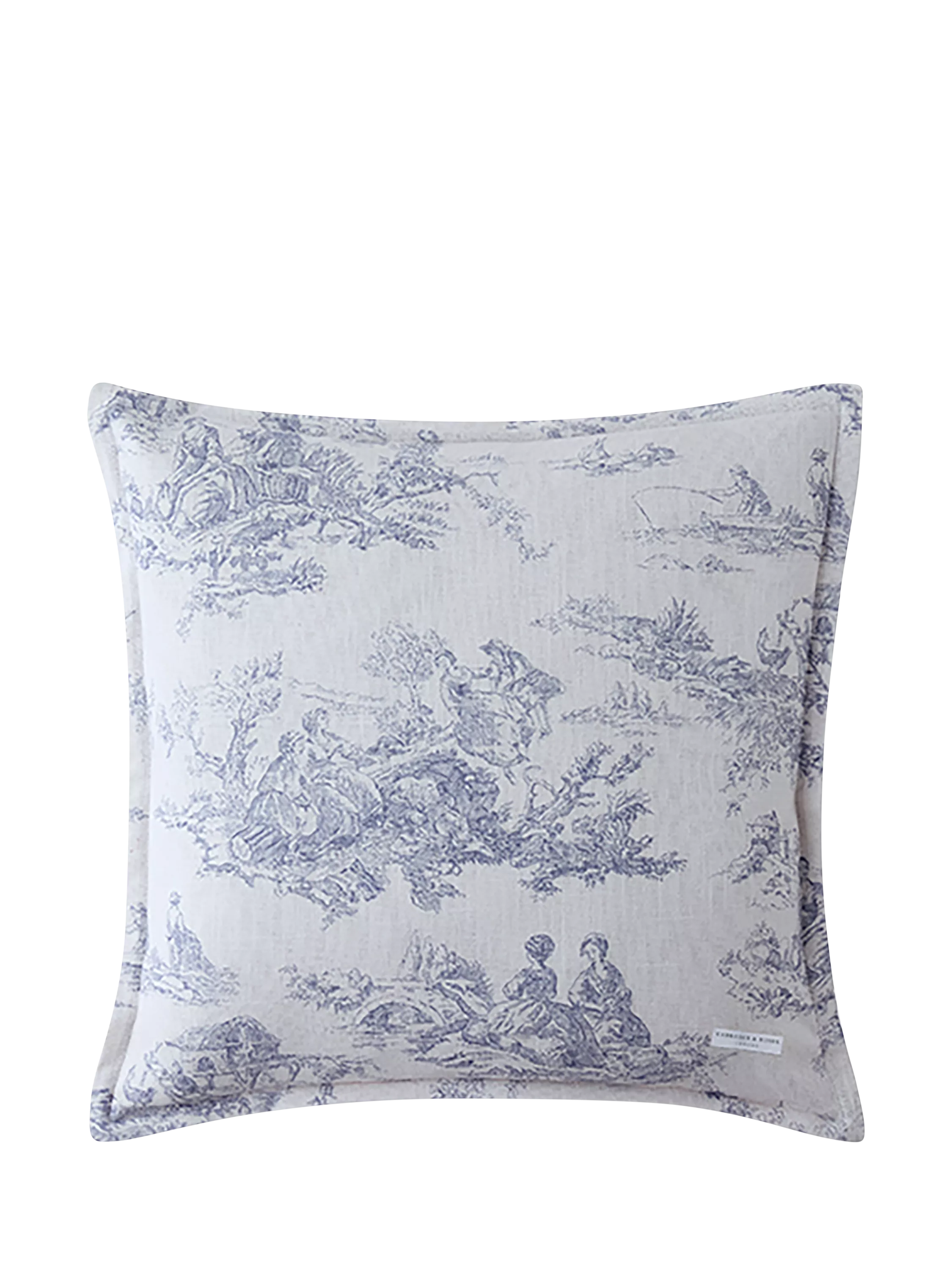 Cabbages & Roses Country Toile cushion 50x50cm, imported from the UK
